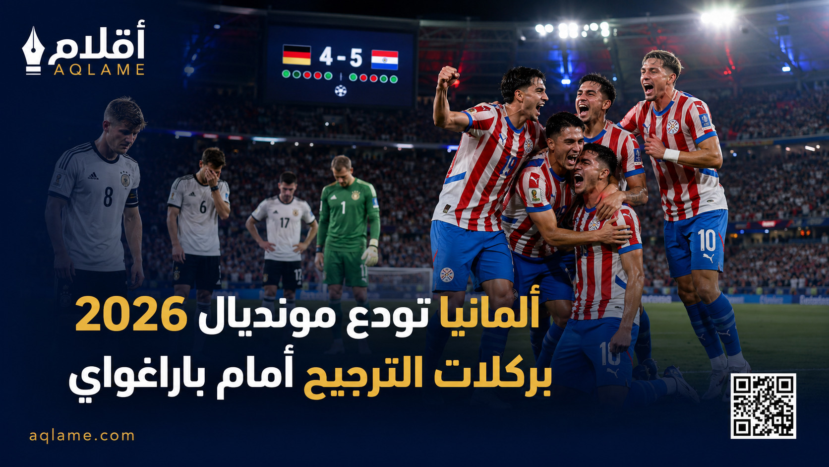 ألمانيا تودع مونديال 2026 بركلات الترجيح أمام باراغواي