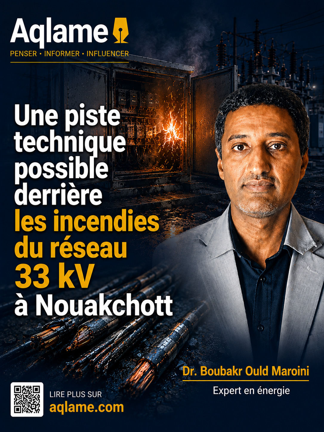 Une piste technique possible derrière les incendies du réseau 33 kV à Nouakchott